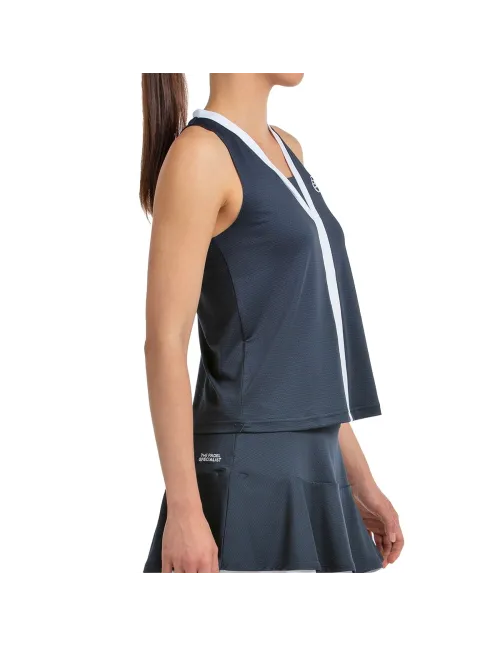 CAMISETA SIN MANGAS BULLPADEL MUJER TALITA 012 BLANCO | Ofertas de pádel